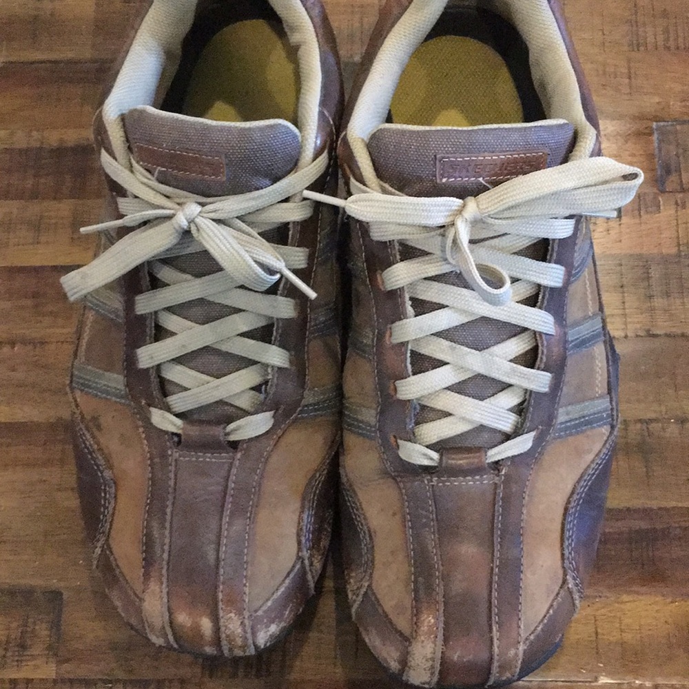 Mens Leather Shechers